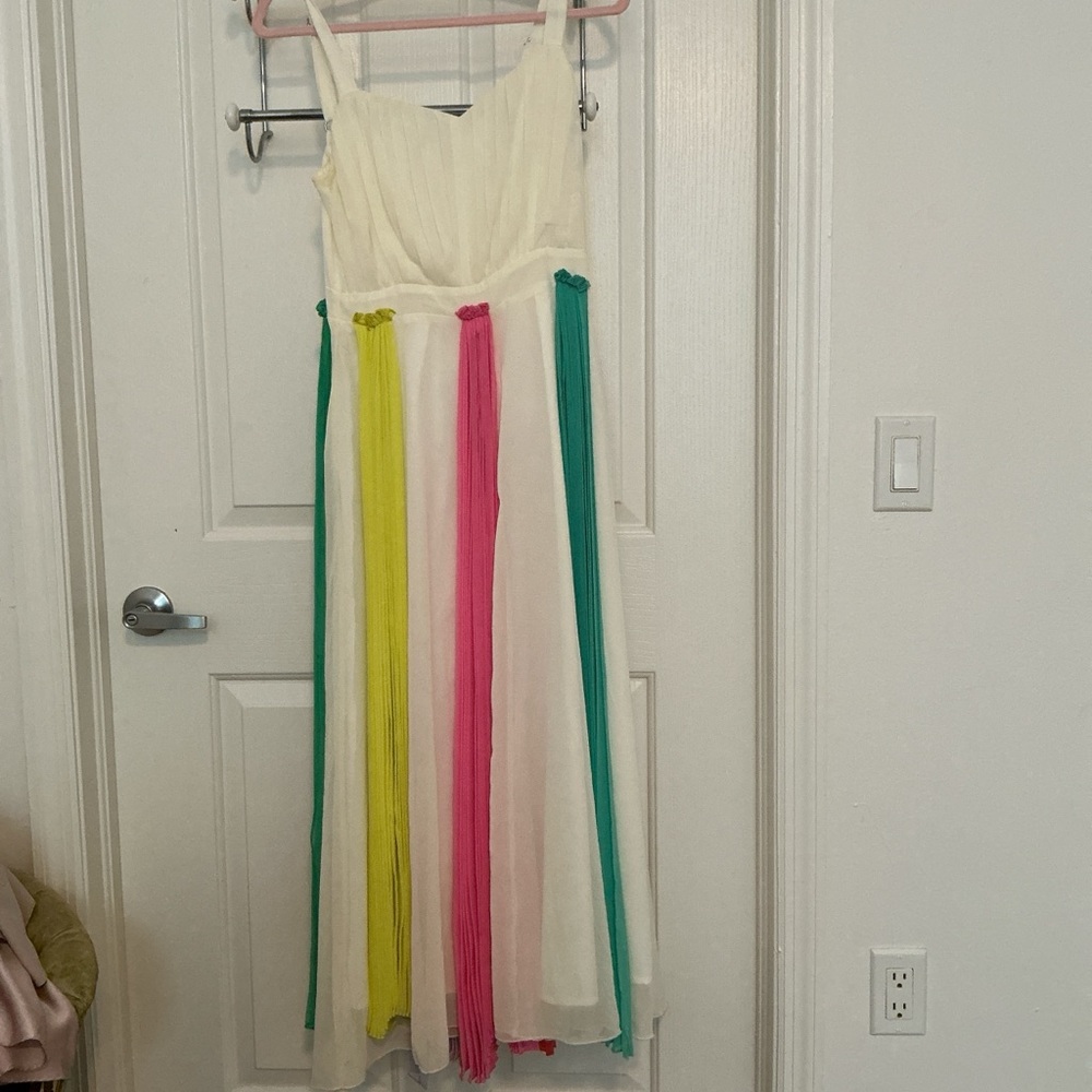 Colorful Striped Maxi Dress